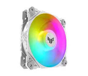 Asus TUF Gaming TF120 ARGB biały / 120 mm / Advanced FDB / 250-1900 RPM / 76 CFM / 29 dB