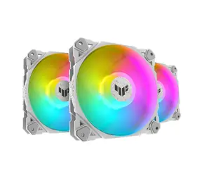 Asus TUF Gaming TF120 ARGB (3 szt.) biały / 120 mm / Advanced FDB / 250-1900 RPM / 76 CFM / 29 dB