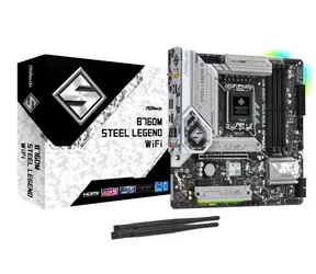 ASRock B760M STAL Legend WIFI / B760 / LGA 1700 / 4X DDR5 / PCIEx16 / 1x 2.5GLAN / mATX