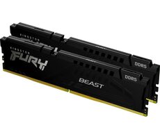 Kingston Fury Beast czarna 64 GB (2x32 GB) DDR5 5600 MHz EXPO / CL36 / DIMM / On-Die ECC / EXPO / XMP / 1,25 V