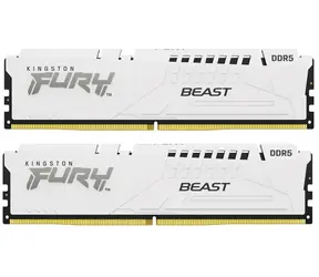 Kingston Fury Beast White 32 GB (2x16 GB) DDR5 5600 MHz EXPO / CL36 / DIMM / On-Die ECC / EXPO / XMP / 1,25 V