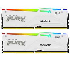 Kingston Fury Beast White RGB 64 GB (2x32 GB) DDR5 5200 MHz / CL40 / DIMM / On-Die ECC / XMP / 1,25 V