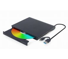 Gembird DVD-USB-03 czarny / zewnętrzny napęd DVD/CD / USB