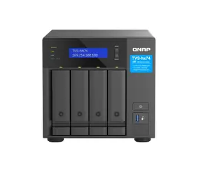 QNAP TVS-h474-PT-8G / Intel Pentium G7400 3,7 GHz / 8 GB DDR4 / 4x3,5" SATA III + 2x M.2 2280 / 2x 2,5GLAN