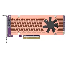 Karta rozszerzeń QNAP QM2-2P-384A PCIe dla NAS / 2 x gniazda M.2 22110 / PCIe Gen3 x8