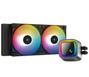 DEEPCOOL LS520 czarny / kompletne chłodzenie wodne / 2x 120mm / ARGB / TDP 280W