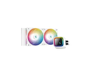 DEEPCOOL LS520 biały / kompletne chłodzenie wodne / 2x 120mm / ARGB / TDP 280W