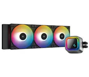 DEEPCOOL LS720 czarny / kompletne chłodzenie wodne / 3x 120mm / ARGB / TDP 300W
