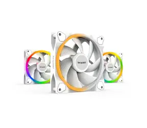 be quiet! LIGHT WINGS PWM 120 Triple Pack biały / ARGB / Łożysko Fluid-dynamiczne / 20,6dB @ 1700RPM / 41,51CFM / 4-pin