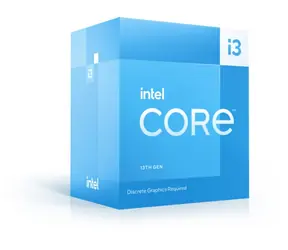 Intel Core i3-13100F @ 3,4 GHz - TRAY / TB 4,5 GHz / 4 rdzenie / 8 wątków / L3 12 MB / Bez VGA / 1700 / Raptor Lake / 58 W