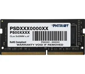 Patriot Signature 16 GB (1x16 GB) 3200 MHz / SO-DIMM / DDR4 / CL22 / NON-ECC / Niebuforowana / 1,2 V