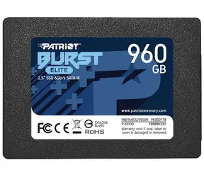 Patriot Burst Elite 960 GB / SSD / 2,5" SATA III / R: 450 MB / W: 320 MB / IOPS 40 tys. 40 tys. / MTBF: 2 mh
