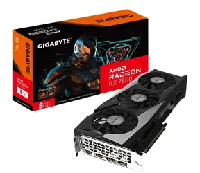 GIGABYTE RX 7600 GAMING OC / 1875-2754 MHz / 8GB D6 / 128-bit / 2x HDMI + 2x DP / 165W (8) / sprzedaż końcowa