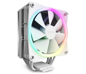 NZXT T120 RGB biały / Chłodnica procesora / 120 mm / 17,9-30,6 dB przy 500 - 1800 obr./min / 4 rurki cieplne / PWM / dla Intel i AMD