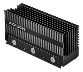Axagon CLR-M2XL, aluminiowa chłodnica pasywna na jedno i dwustronny dysk SSD M.2, wysokość 36 mm