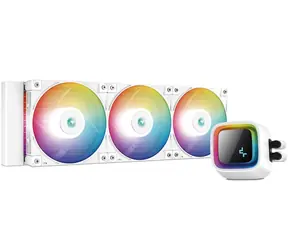 DEEPCOOL LS720 biały / kompletne chłodzenie wodne / 3x 120mm / ARGB / TDP 300W