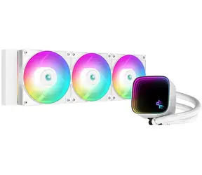 DEEPCOOL LS720 SE biały / kompletne chłodzenie wodne / 3x 120mm / ARGB / TDP 300W