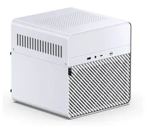 Jonsbo N2 Mini-ITX biały / Mini-ITX / 1x USB 3.0 / 1x USB-C / bez zasilacza