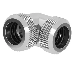 Łącznik Barrow do sztywnej rury 12mm - kolano 90°, srebrny