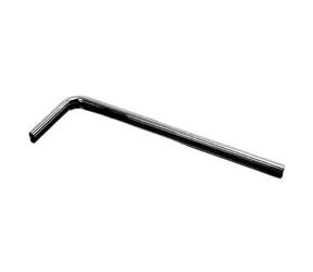 Rura solidna miedziana Barrow 16/14 długość 630mm - kolano 90° czarna