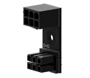 Adapter Singularity Computers Shift 6-pin PCIE 180° D+D, czarny