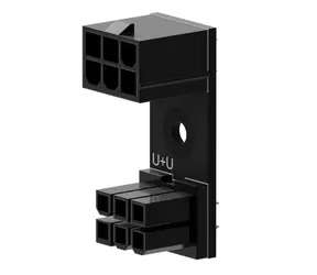 6-pinowy adapter PCIE 180° Singularity Computers Shift U+U, czarny