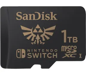 SanDisk Nintendo Switch microSDXC 1 TB / klasa 10 / UHS-I / U3 / odczyt: do 100 MB / zapis: do 90 MB / odpowiedni dla 4K