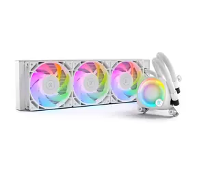 EKWB EK-Nucleus AIO CR360 Lux D-RGB chłodzenie wodą białą / 550-2300 obr./min / 36 db(A) / 400 x 124 x 27 mm