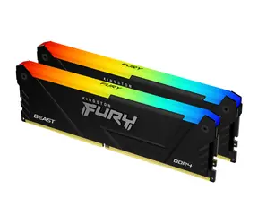 Kingston FURY Beast RGB 32 GB (2x16 GB) DDR4 3200 MHz 1Gx8 / CL16 / DIMM / XMP