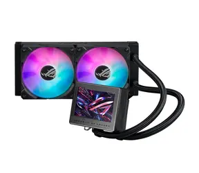 Asus ROG RYUJIN III 240 ARGB czarny / kompletne chłodzenie wodne procesora / 240 mm / 29,7 dB / 71,6 CFM / maks. 2000 obr./min / ARGB