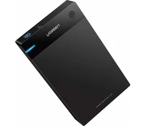 Ugreen Obudowa zewnętrzna na dysk twardy 3,5" czarna / USB-A 3.0 / do 16 TB / SATA I i II i III