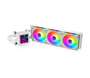 Lian Li GALAHAD II LCD 360 SL-INF biały / 3x 120 mm / podświetlenie ARGB / 2100 RPM / 29 dB / Intel + AMD