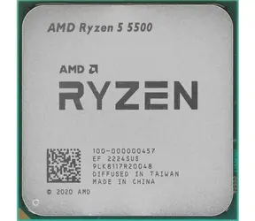 AMD RYZEN 5 5500 @ 3,6 GHz - TRAY / Turbo 4,2 GHz / 6C12T / L2 3MB L3 16MB / AM4 / Zen 3 / 65W