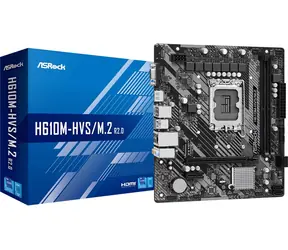 ASRock H610M-HVS/M.2 R2.0 / LGA 1700 / 2x DDR4 / 1x PCIex16 / GLAN / mATX