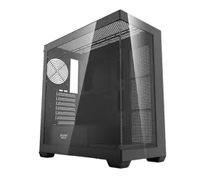 darkFlash DS900 czarny / ATX / bez wentylatorów / 2x USB-A / strona przezroczysta / bez zasilacza