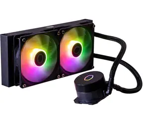 Cooler Master MasterLiquid ML240L CORE ARGB czarny / 2x120mm / 27 dBA @ 1750 RPM / 4 pin + 3 pin 