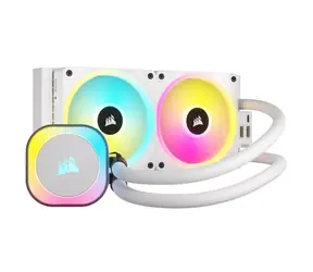 Corsair iCUE LINK H100i RGB biały / 2x 120mm / 37 dB / 480-2400RPM / 63.1CFM / Intel + AMD