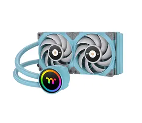 Thermaltake Toughliquid 240 ARGB Blue / Chłodnica wodna procesora AIO / 2x 120 mm / 2000 obr./min przy 22,3 dB / 58,35 CFM