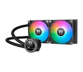 Thermaltake TH240 V2 Ultra ARGB Czarny / Chłodnica wodna procesora AIO / 2x 120 mm / 2000 obr./min przy 25,8 dB / 57,05 CFM
