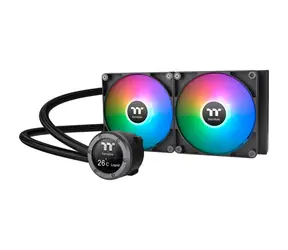 Thermaltake TH280 V2 Ultra ARGB Czarny / Chłodnica wodna procesora AIO / 2x 140 mm / 1800 obr./min przy 34,7 dB / 84,32 CFM