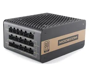 Modecom Volcano 850W Gold czarny / 850W / 80 PLUS Gold / aktywny PFC / wentylator 120mm / ATX