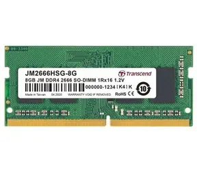 Transcend JetRam 8 GB (1x8 GB) 2666 MHz / SODIMM / DDR4 / CL19 / 1,2 V / 1Rx16