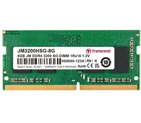 Transcend JetRam 8 GB (1x8 GB) 3200 MHz / SODIMM / DDR4 / CL22 / 1,2 V / 1Rx16