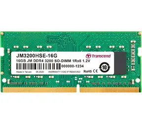 Transcend JetRam 16 GB (1x16 GB) 3200 MHz / SODIMM / DDR4 / CL22 / 1,2 V / 1Rx8