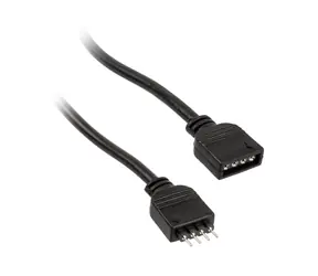 Kolink Przedłużacz RGB 4-pinowy - 50cm czarny