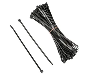 Kolink Zestaw pasków ściągających czarny / 4,5 mm x 200 mm / 100 szt.