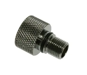Adapter BitsPower direct Eheim 1046 na G1/4" IG (błyszczący) w kolorze czarnym