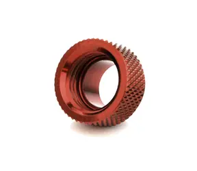 BitsPower G1/4" AG na G1/4" IG czerwony