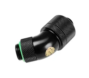 Złącze BitsPower 45 stopni G1/4 cala męskie na krętlik 16/10 mm - czarne