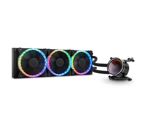 BitsPower Cyclops 360 czarny / 3x 120mm / 30 dB / 43,79 CFM / 1800 RPM / ARGB / Intel + AMD